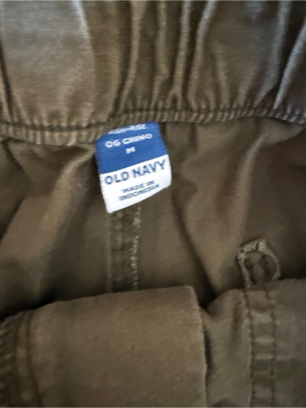 Old Navy High-Rise OG Chino Shorts Bundle | Size Medium | Brown & Olive - Picture 9 of 9